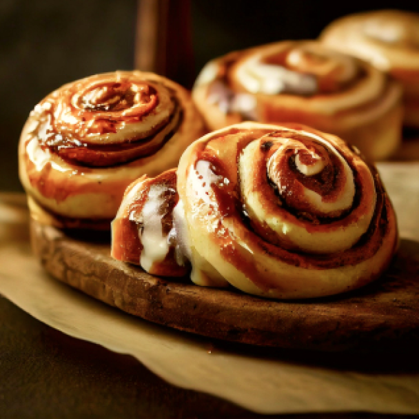 シナモンロールの画像